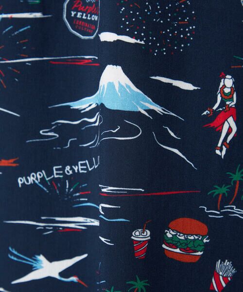 Purple&Yellow / パープルアンドイエロー シャツ・ブラウス | アロハシャツ | 詳細16