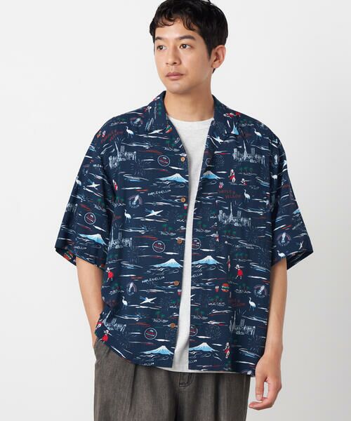 Purple&Yellow / パープルアンドイエロー シャツ・ブラウス | アロハシャツ | 詳細3