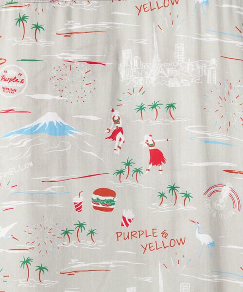 Purple&Yellow / パープルアンドイエロー シャツ・ブラウス | アロハシャツ | 詳細23