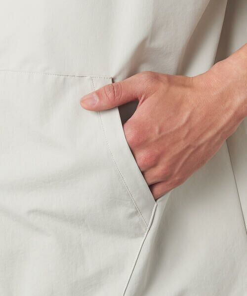 Purple&Yellow / パープルアンドイエロー パーカー | ポリエステルストレッチ 半袖ジップパーカ | 詳細20