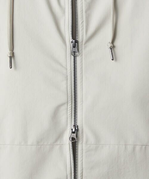 Purple&Yellow / パープルアンドイエロー パーカー | ポリエステルストレッチ 半袖ジップパーカ | 詳細22