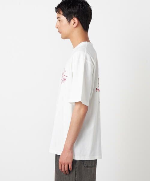 Purple&Yellow / パープルアンドイエロー Tシャツ | バックサークルロゴ刺繍 半袖Tシャツ | 詳細11