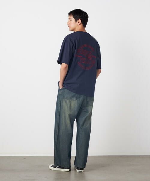 Purple&Yellow / パープルアンドイエロー Tシャツ | バックサークルロゴ刺繍 半袖Tシャツ | 詳細20