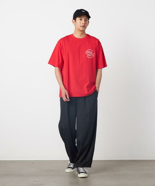 Purple&Yellow / パープルアンドイエロー Tシャツ | バックサークルロゴ刺繍 半袖Tシャツ | 詳細24