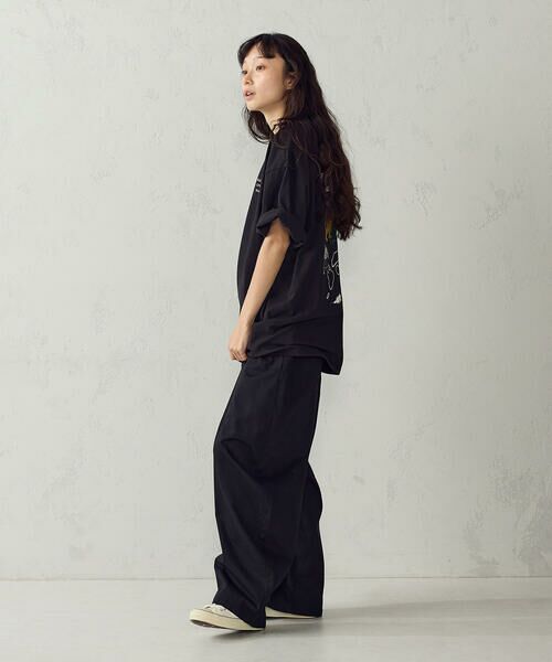Purple&Yellow / パープルアンドイエロー Tシャツ | スーベニア刺繍 半袖Tシャツ | 詳細26