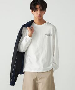 Purple&Yellow / パープルアンドイエロー Tシャツ | バックプリント 長袖Tシャツ