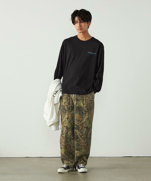 Purple&Yellow / パープルアンドイエロー Tシャツ | バックプリント 長袖Tシャツ | 詳細7