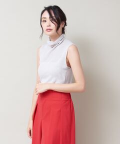 qualite / カリテ ニット・セーター | リネンコットンノースリーブリブニット