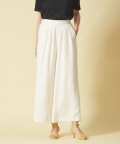 qualite / カリテ パンツ | トリアセドレープワイドパンツ