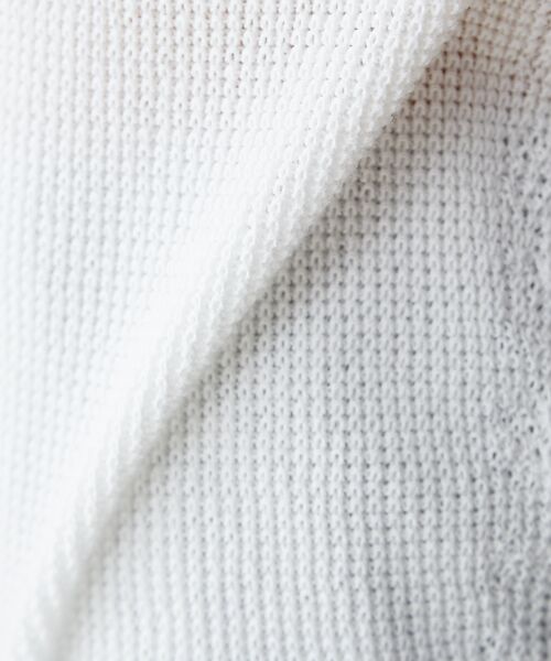 qualite / カリテ ニット・セーター | 【サーマル感覚で着られる！】コットンカノコニット | 詳細20