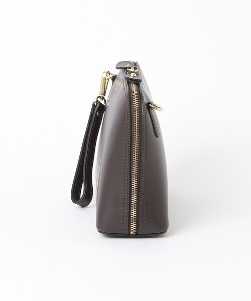 qualite / カリテ ショルダーバッグ | 【Maison Vincent】カウレザーハンドストラップ付バッグ | 詳細8