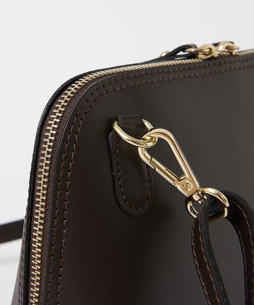 qualite / カリテ ショルダーバッグ | 【Maison Vincent】カウレザーハンドストラップ付バッグ | 詳細12