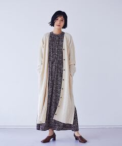 【一部店舗・WEB限定】ロングカーデ2WAYニットワンピース