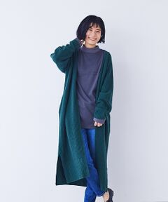 【一部店舗・WEB限定】ロングカーデ2WAYニットワンピース