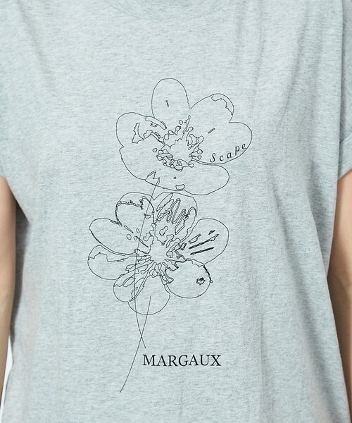 qualite / カリテ Tシャツ | 【MARGAUX×scape】【WEB・一部店舗限定】HANA 別注Tシャツ | 詳細14