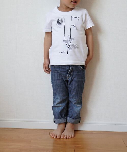 qualite / カリテ Tシャツ | 【限定】0501PansyTシャツ kids | 詳細2