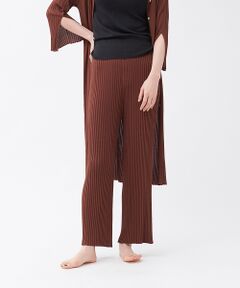 qualite / カリテ パンツ | 【WEB・一部店舗限定】《セットアップ対応》リブニットワイドパンツ