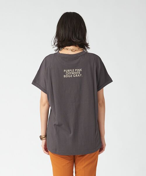 qualite / カリテ Tシャツ | 【MARGAUX】バックプリントロゴTシャツ | 詳細11