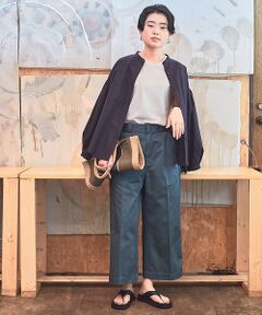 【Dickies×qualite】ワイドパンツ