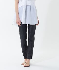 PONTE SLIM CROP PANT