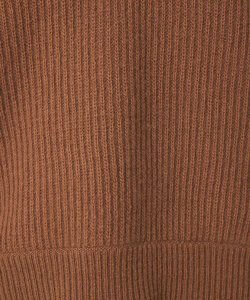 qualite / カリテ ニット・セーター | ファインウール片畦襟付きニットプルオーバー | 詳細11