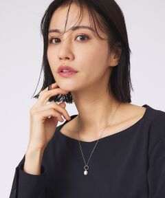 【ucalypt】パールダブルチェーンネックレス