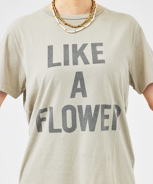 qualite / カリテ Tシャツ | 【REMI RELIEF】LIKE A FLOWERプリントT | 詳細2