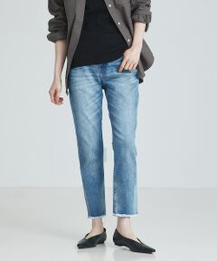 【Healthy denim】ミッドライズテーパードデニム