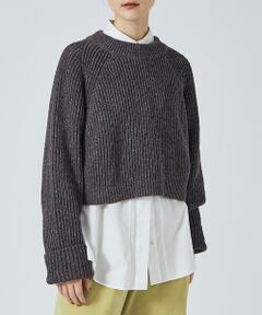 qualite / カリテ ニット・セーター | ＜ITALY＞カラーミックスクロップトニット