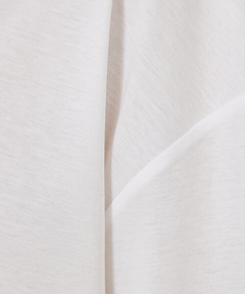 qualite / カリテ Tシャツ | 【three dots】シルキーペーパーコットンT | 詳細6