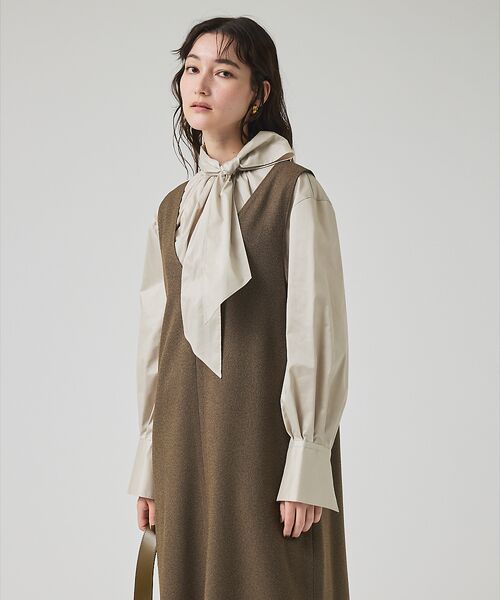 qualite / カリテ ワンピース | ツイーディジャンパーワンピース | 詳細2