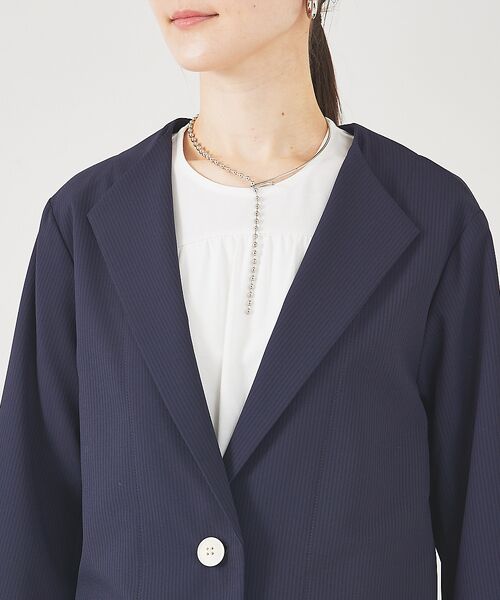 qualite/カリテ ポールチェーンチョーカー シルバー F qualite/カリテ ポールチェーンチョーカー シルバー F