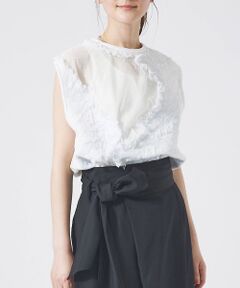 qualite / カリテ ニット・セーター | boussole×qualite カットフリンジニット