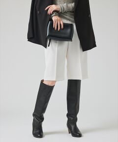 qualite / カリテ ショート・ハーフ・半端丈パンツ | クリアサテンハーフパンツ