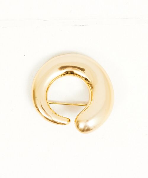 qualite / カリテ その他小物 | 【JAMIRAY】ムーンブローチ（ゴールド）