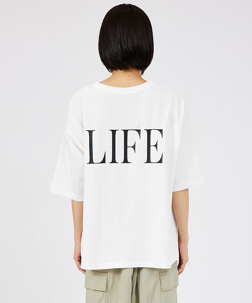 qualite / カリテ Tシャツ | 【MARGAUX】PAZ/LIFE　ロゴTシャツ | 詳細8
