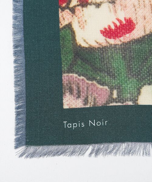 qualite / カリテ バンダナ・スカーフ | 【Tapis Noir】ラージフラワー スカーフ | 詳細3