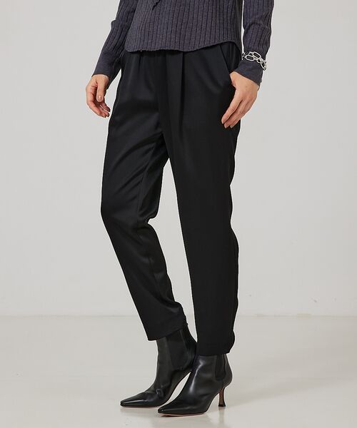 qualite / カリテ パンツ | アセテートサテンドロストパンツ | 詳細12