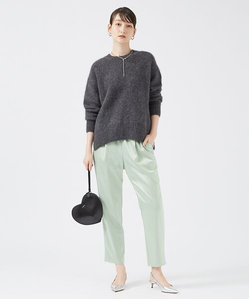 qualite / カリテ パンツ | アセテートサテンドロストパンツ | 詳細16