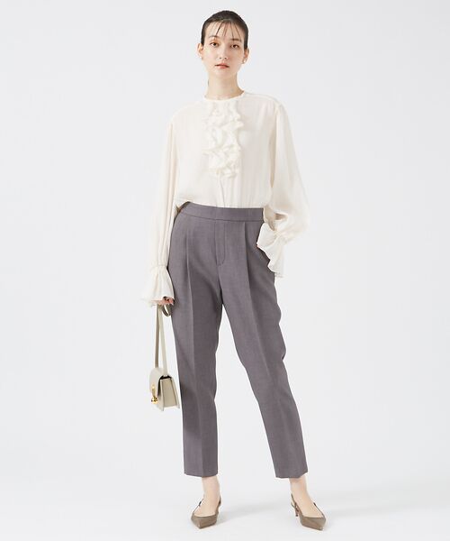 qualite / カリテ パンツ | 【ベストセラー】ダブルクロスセンタープレスパンツ | 詳細19