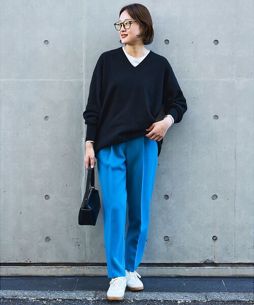 qualite / カリテ パンツ | 【ベストセラー】ダブルクロスセンタープレスパンツ | 詳細29