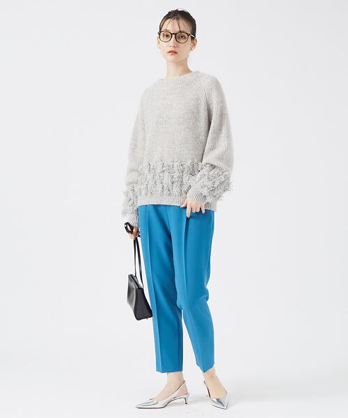 qualite / カリテ パンツ | 【ベストセラー】ダブルクロスセンタープレスパンツ | 詳細30