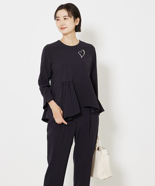 qualite / カリテ シャツ・ブラウス | ペプラムギャザーアシメブラウス/オケージョン/セレモニー | 詳細13