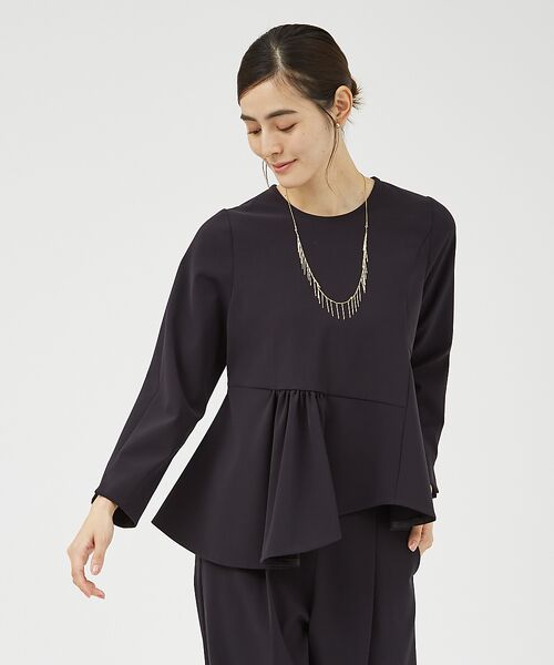 qualite / カリテ シャツ・ブラウス | ペプラムギャザーアシメブラウス/オケージョン/セレモニー | 詳細16