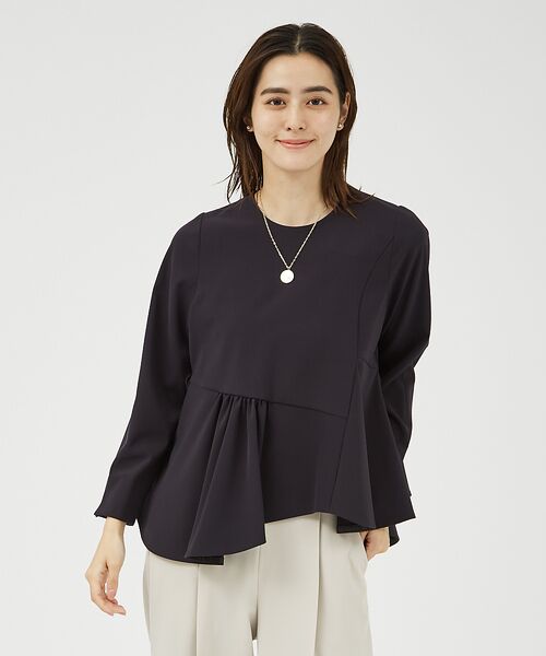 qualite / カリテ シャツ・ブラウス | ペプラムギャザーアシメブラウス/オケージョン/セレモニー | 詳細18