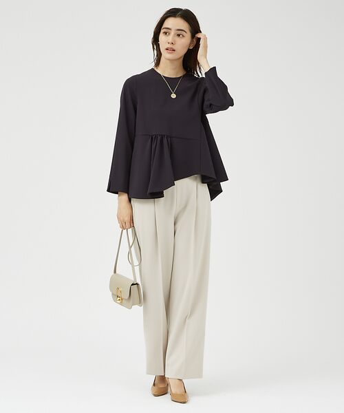 qualite / カリテ シャツ・ブラウス | ペプラムギャザーアシメブラウス/オケージョン/セレモニー | 詳細19