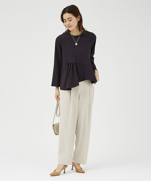 qualite / カリテ シャツ・ブラウス | ペプラムギャザーアシメブラウス/オケージョン/セレモニー | 詳細20