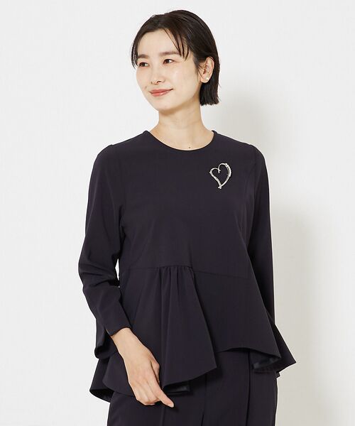 qualite / カリテ シャツ・ブラウス | ペプラムギャザーアシメブラウス/オケージョン/セレモニー | 詳細21