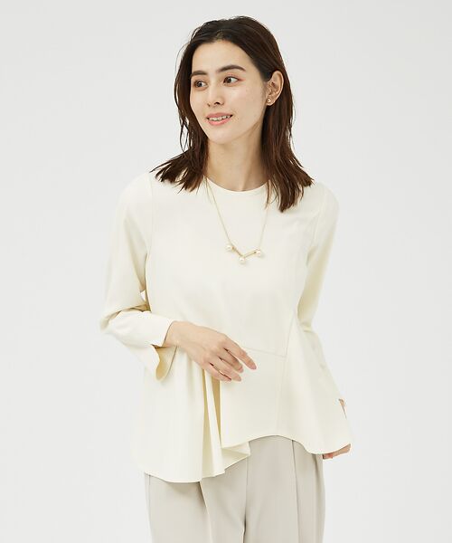 qualite / カリテ シャツ・ブラウス | ペプラムギャザーアシメブラウス/オケージョン/セレモニー | 詳細23