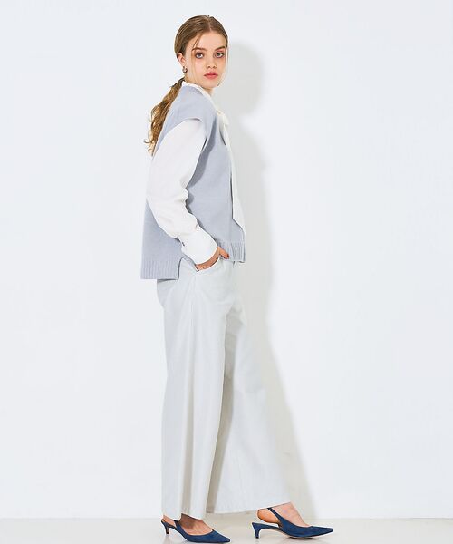 qualite / カリテ ベスト | ウールグアイウールニットベスト | 詳細19